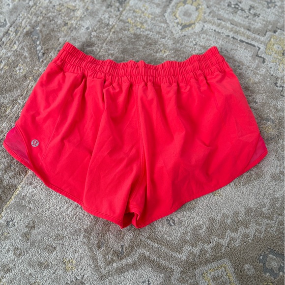 Lululemon Hotty Hot High-Rise Lined Short Neon size 10 - Picture 5 of 10